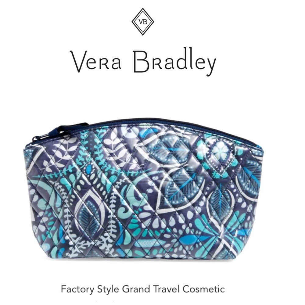 VERA BRADLEY - Factory Style Grand Travel Cosmetic Case